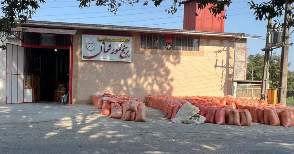 کارخانه تولید برنج هاشمی و دم سیاه و فجر و لاشه مهران فرجی در ماسال گیلان