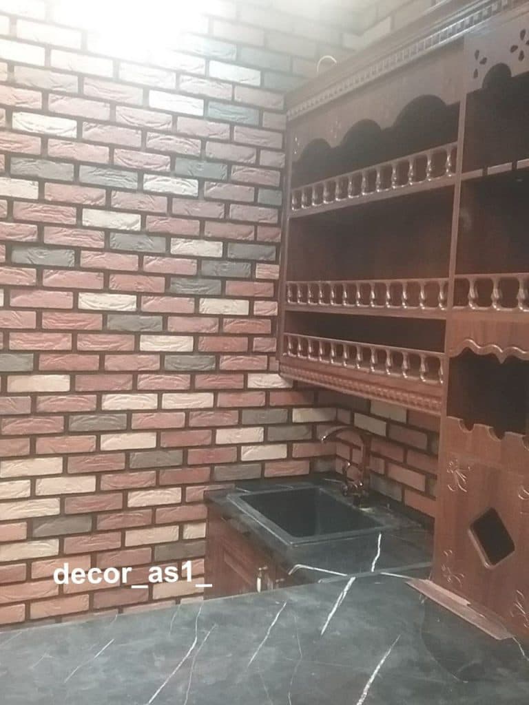 تولید فروش و نصب آجر سنگ مصنوعی و پنل گچی دکور آس در رشت گیلان