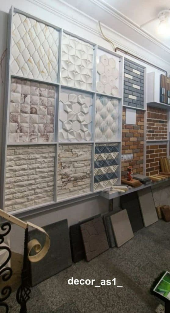 تولید فروش و نصب آجر سنگ مصنوعی و پنل گچی دکور آس در رشت گیلان