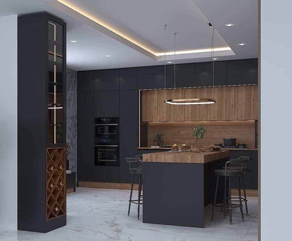 اجرا و ساخت کابینت و کمد دیواری و مصنوعات چوبی بارسین دکور در رشت گیلان