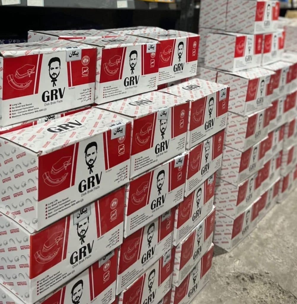 تولید و فروش لنت ترمز جی آر وی سبک و سنگین در نور مازندران