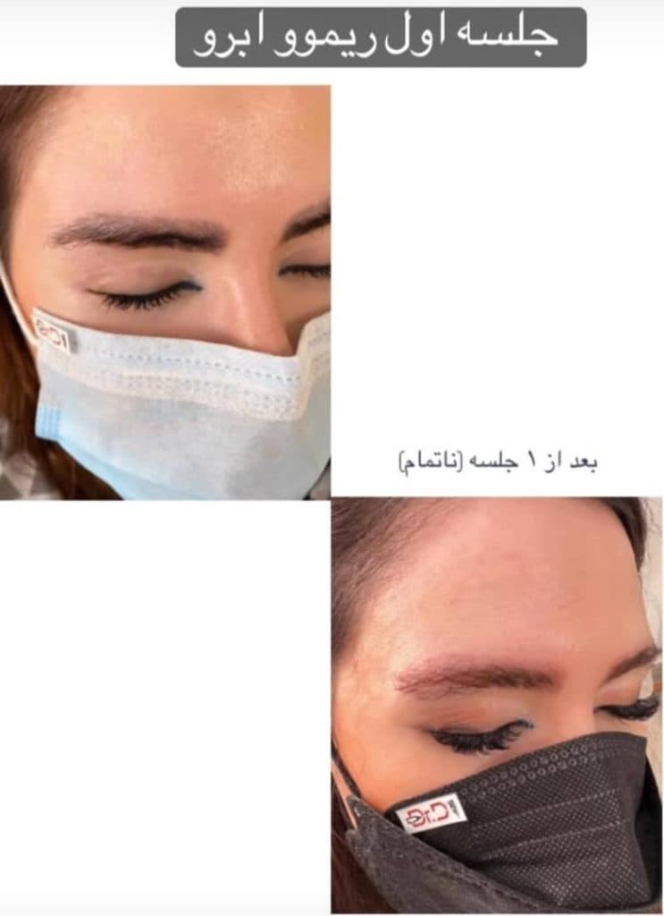 آموزش آرایش دائم میکروبلیدینگ ابرو و اکستنشن مژه محیا مخدومی در تهران