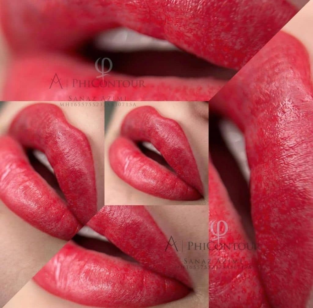 آموزش تخصصی آرایش دائم میکروبلیدینگ ابرو و ریموو تاتو ساناز عظیمی در آمل