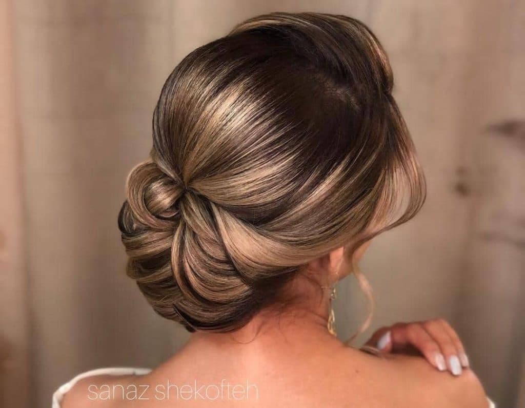 آموزش و خدمات تخصصی شینیون عروس ساناز شکفته در شهریار تهران