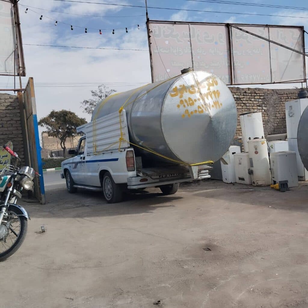 ساخت تانکر آب و تعمیر آبگرمکن تانکرسازی اترک صنعت در مشهد