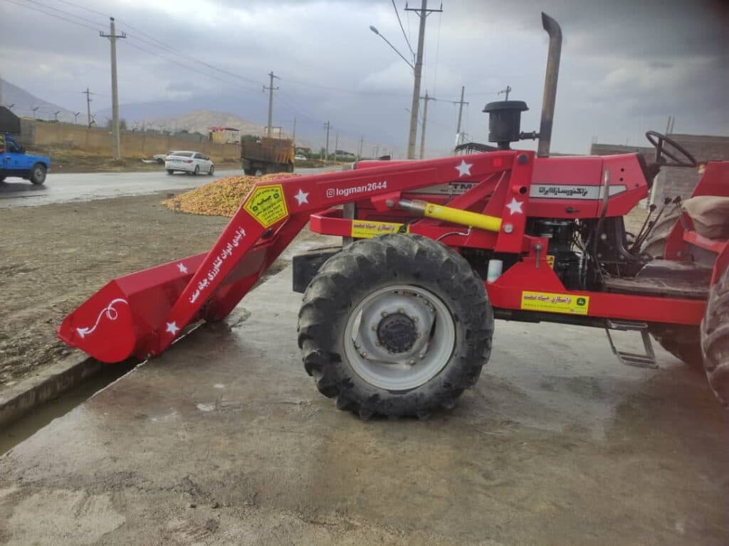 تولید تریلی 8 چرخ لودر صنعتی تراکتور چیزل چیانه صنعت در پیرانشهر