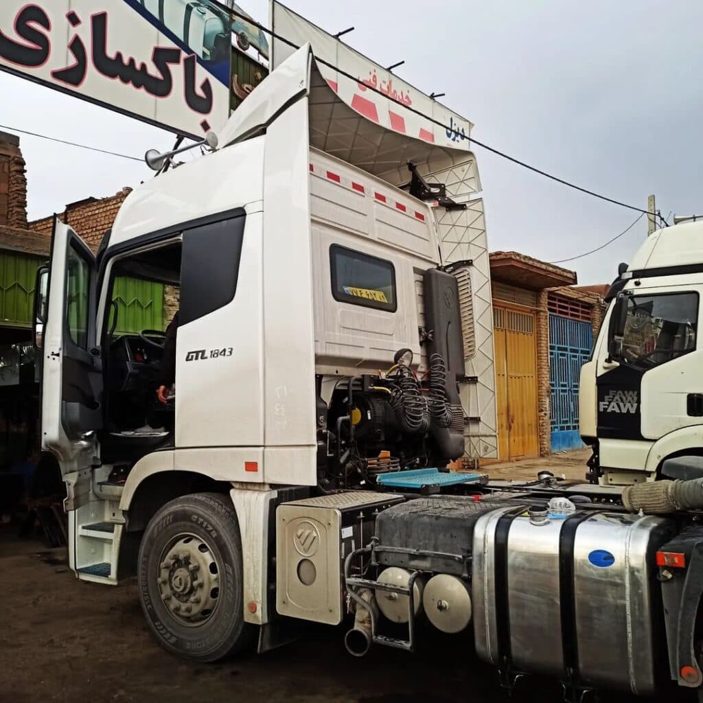 باک سازی ماشین سنگین کامیون و کامیونت اطمینان در یزد