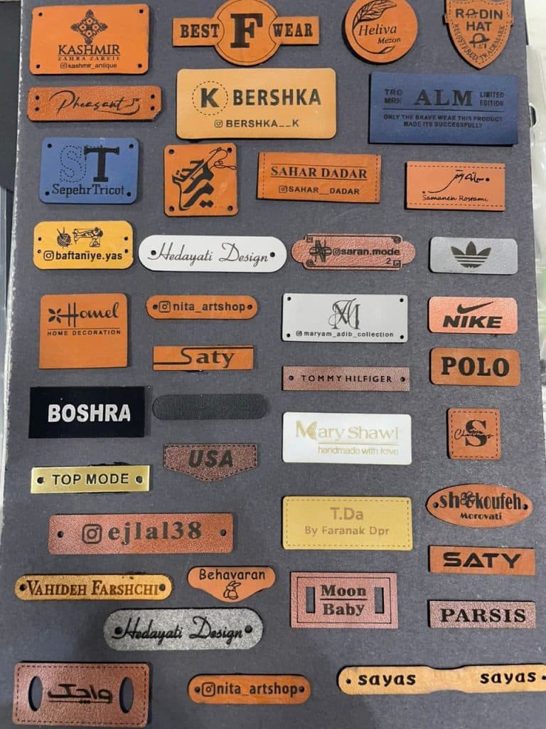 تولید اتیکت و لیبل لباس امید در تهران