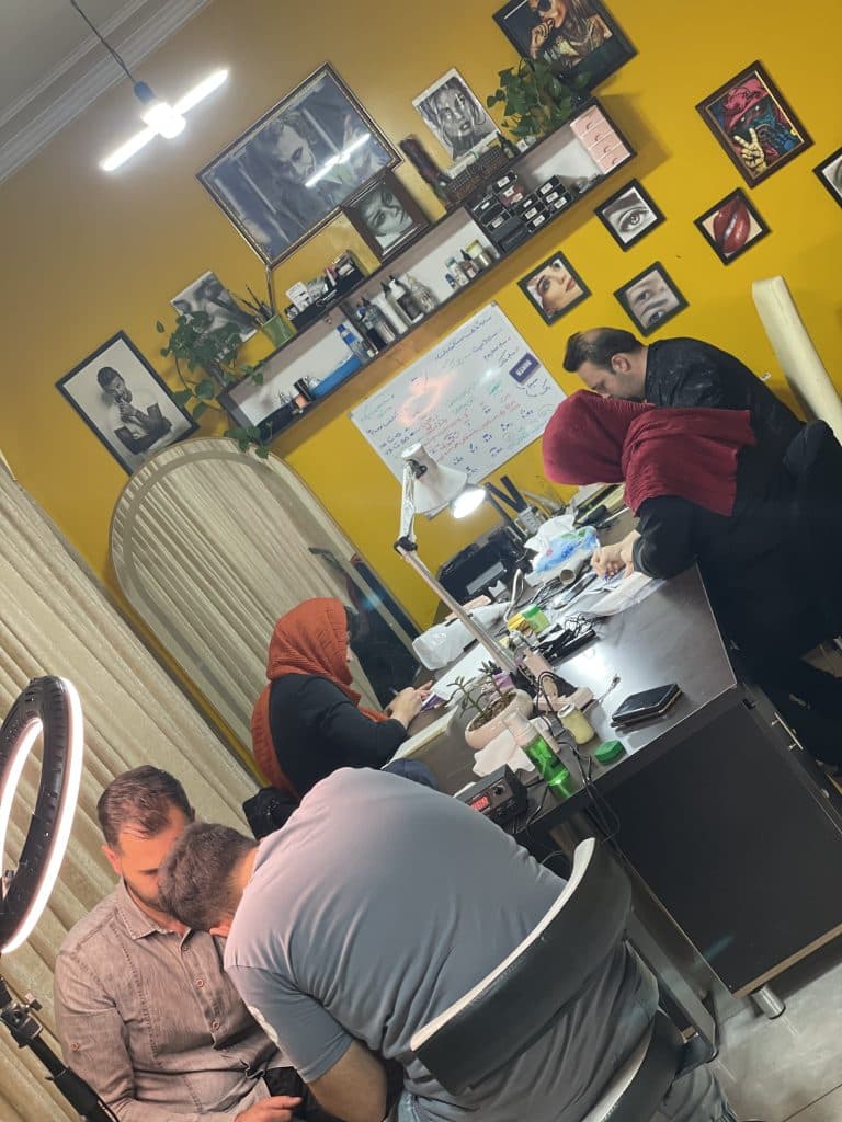 آموزش و تاتو بدن ویرا جباری تبریز