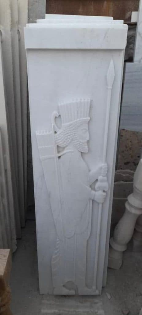 تولید و فروش نرده سنگی و پله و سنگ فرش پارسه در برم شور شیراز