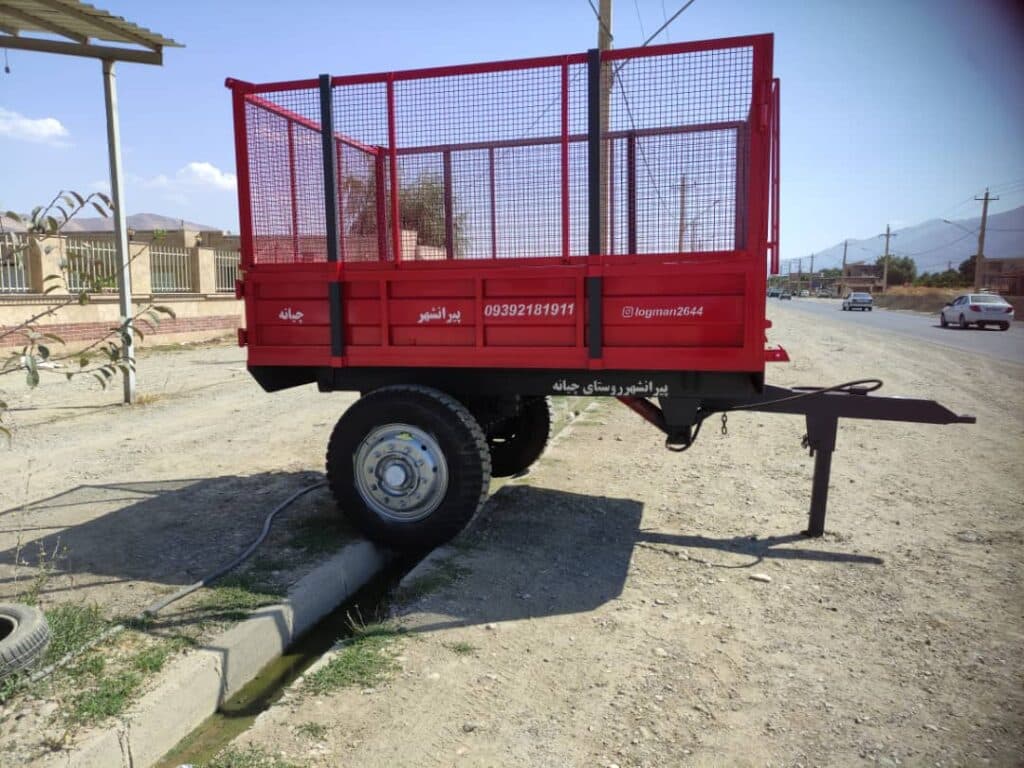 تولید تریلی 8 چرخ لودر صنعتی تراکتور چیزل چیانه صنعت در پیرانشهر