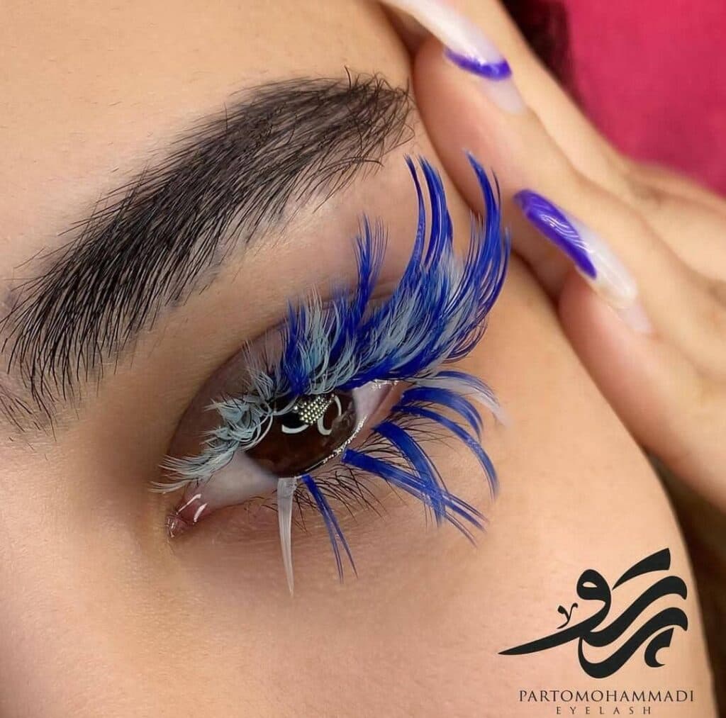 آموزشگاه تخصصی اکستنشن مژه و لیفت مژه و ابرو پرتو محمدی در زعفرانیه تهران