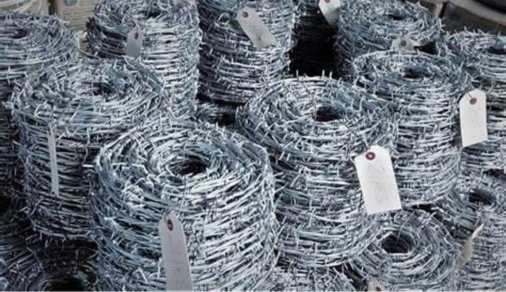 تولید فروش سیم خاردار حلقوی توری مرغی مفتول گالوانیزه شیراز فنس در شیراز