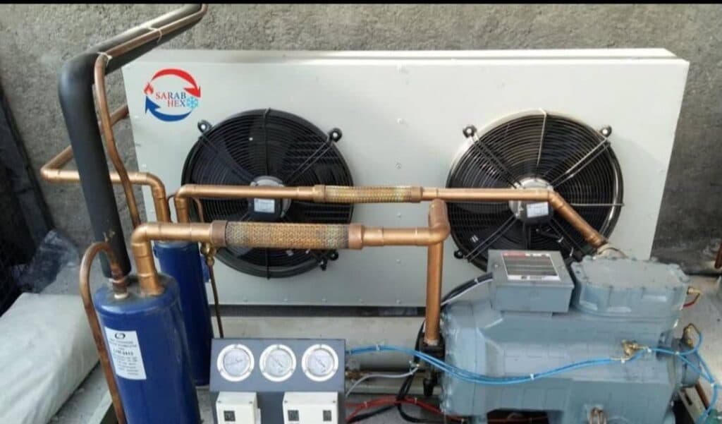 اجرا نصب و تعمیرات سردخانه چیلر و کولر سیستم برودتی مهر در بوشهر