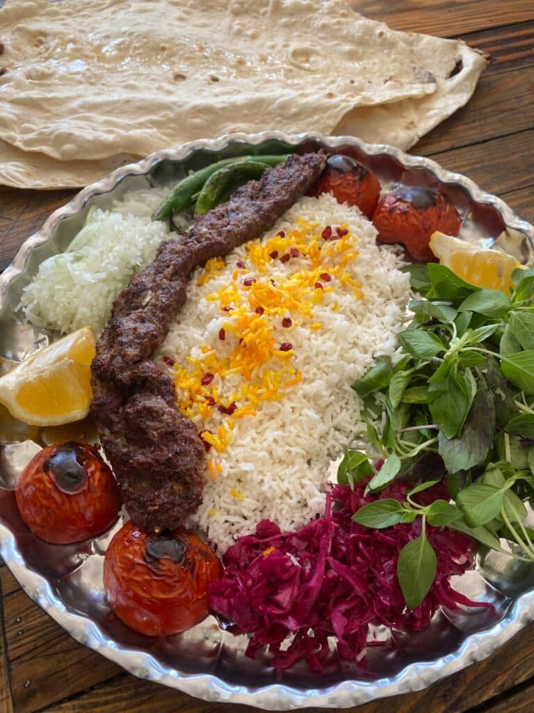 کباب ساطوری بناب آذربایجان در کرمانشاه