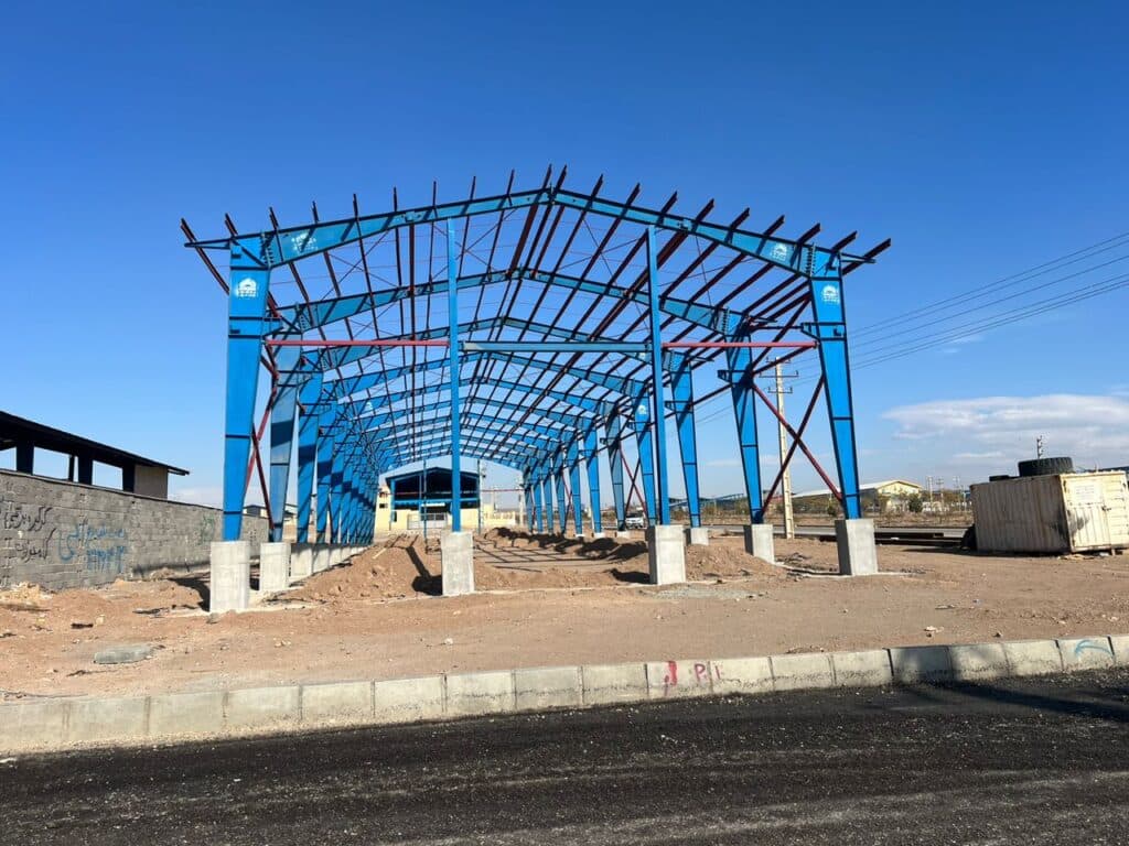 کارخانه سوله سازی و اسکلت فلزی صنعت سوله سینا در اسلامشهر