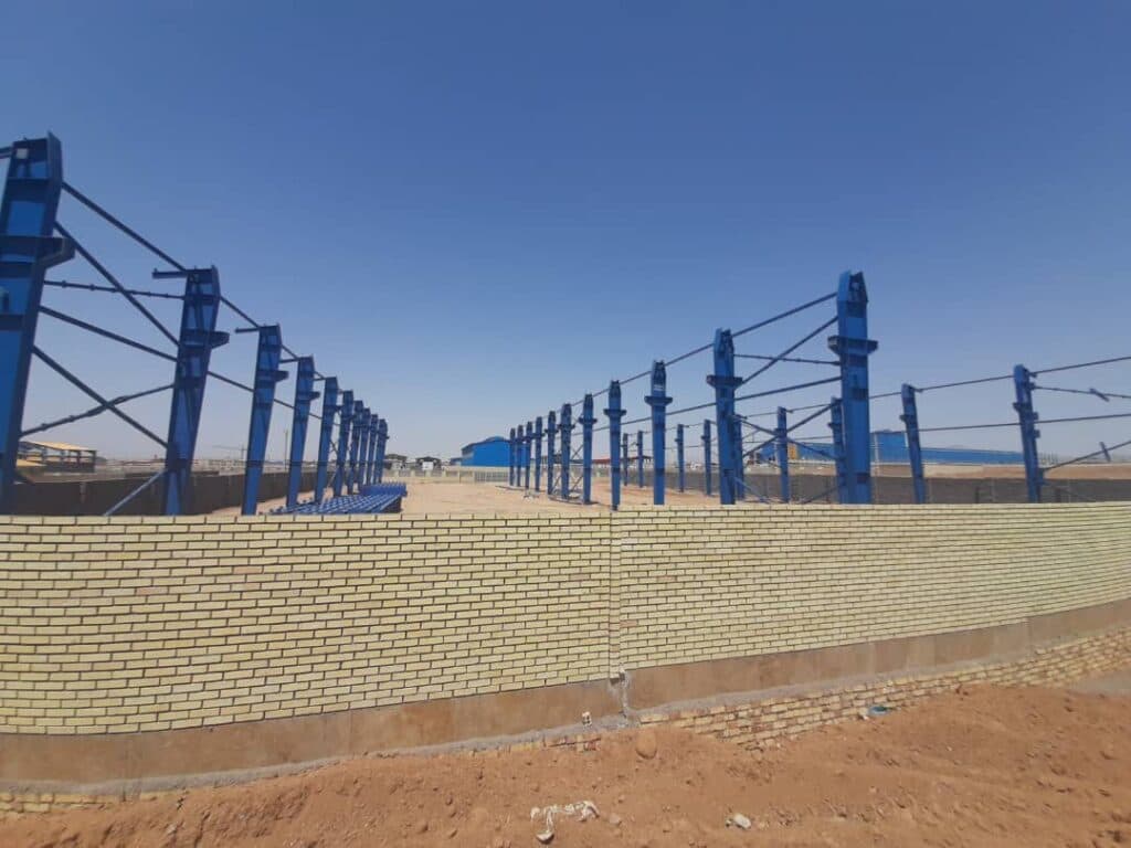 کارخانه سوله سازی و اسکلت فلزی صنعت سوله سینا در اسلامشهر