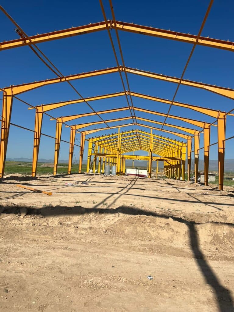 کارخانه سوله سازی و اسکلت فلزی صنعت سوله سینا در اسلامشهر