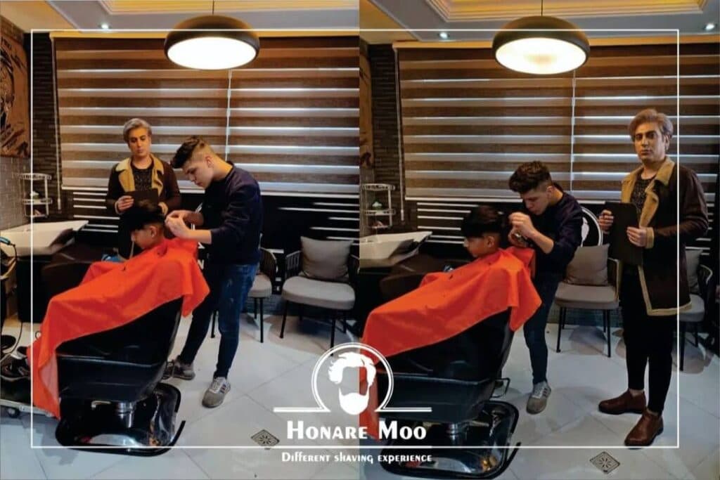 آموزشگاه پیرایش مردانه هنرمو در تبریز