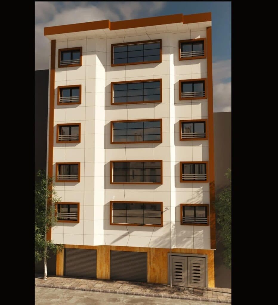 اجرای نمای کامپوزیت آبگینه پرداز در رشت