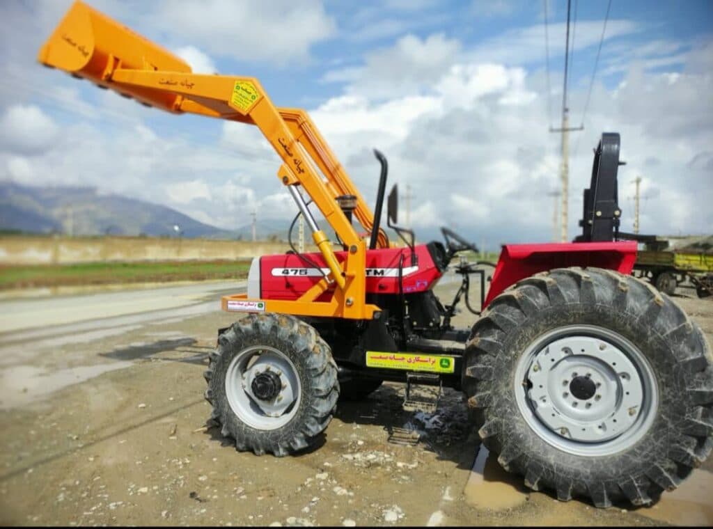 تولید تریلی 8 چرخ لودر صنعتی تراکتور چیزل چیانه صنعت در پیرانشهر