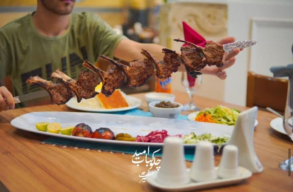 چلوکباب امید هفت تیر در مشهد