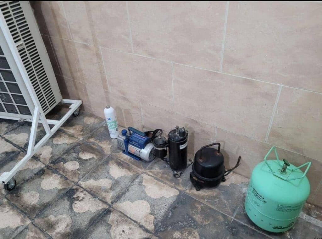 آموزش تئوری و عملی و سرویس کولر اسپلیت مزارعی در بوشهر