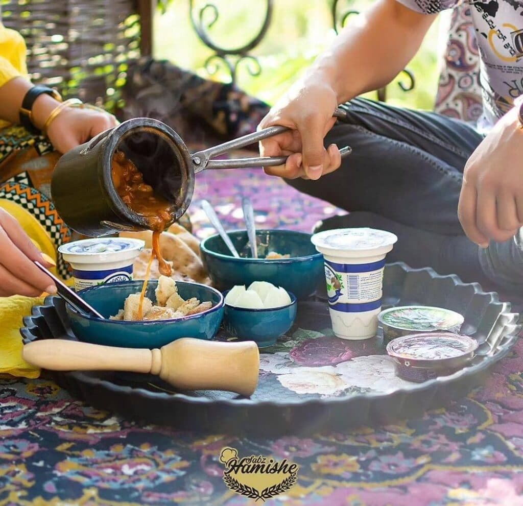 رستوران همیشه سبز در طرقبه مشهد