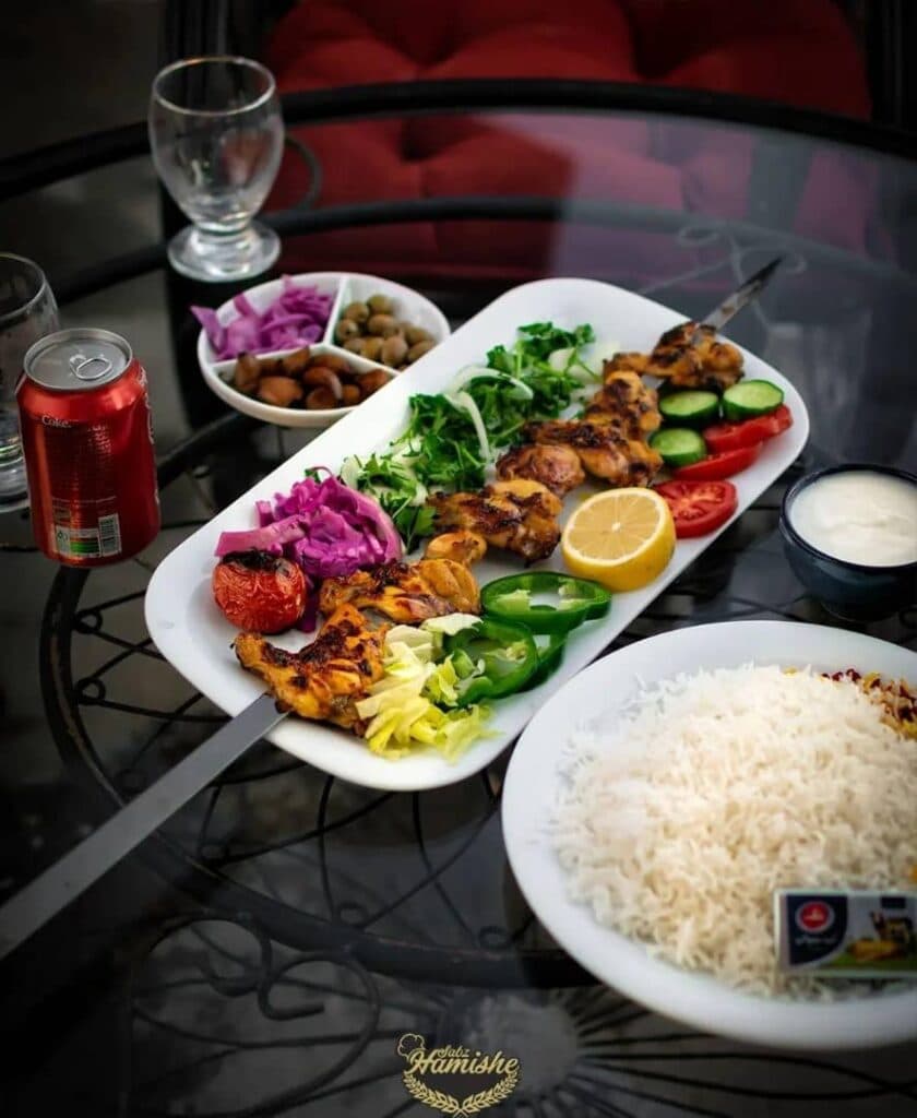 رستوران همیشه سبز در طرقبه مشهد