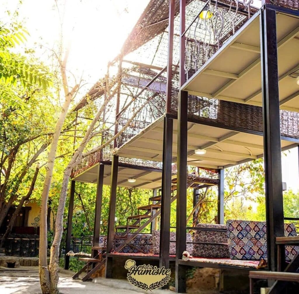 رستوران همیشه سبز در طرقبه مشهد