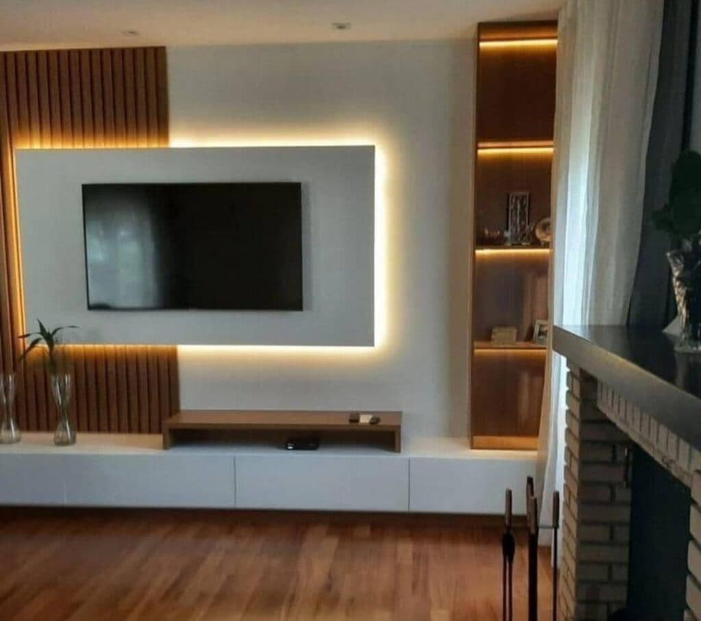 طراحی و اجرای تی وی وال و کابینت و کمد دیواری آقای کابینت در رشت گیلان
