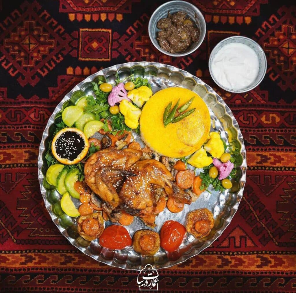 رستوران سنتی عمارت دیبا در همدان