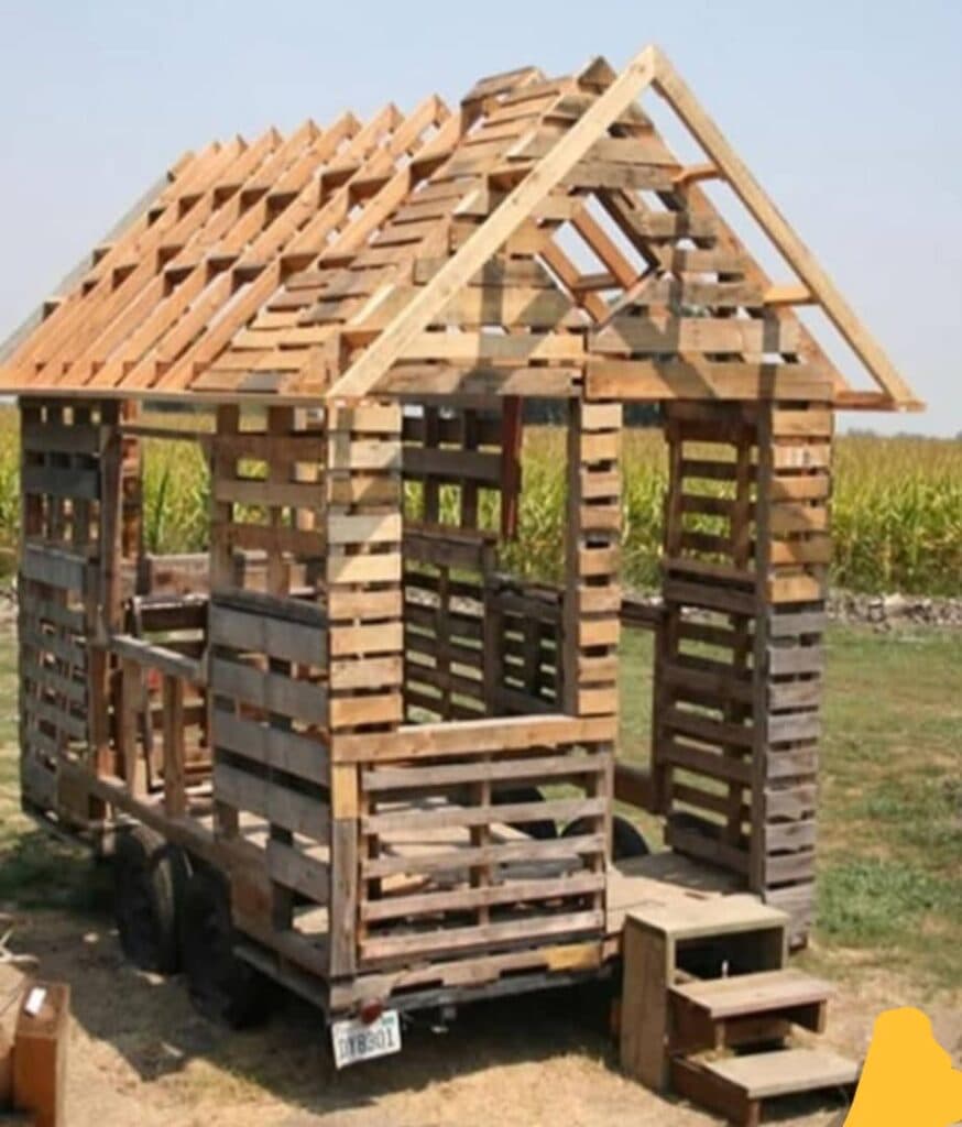 فروش و اجرای نرده چوبی پله گرد و کلبه آلاچیق زیباسازان در کرج