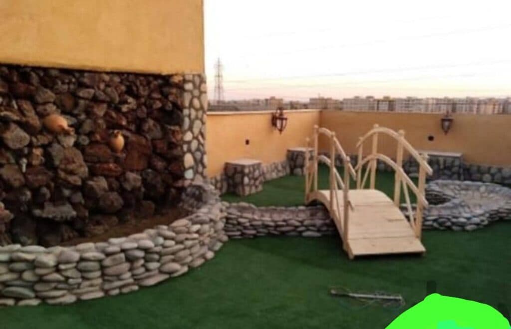 فروش و اجرای نرده چوبی پله گرد و کلبه آلاچیق زیباسازان در کرج