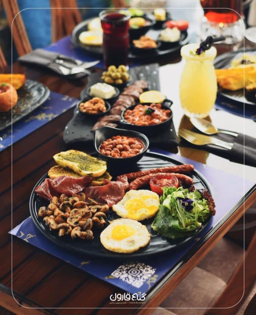 کافه رستوران گنج قارون در چهارراه پاسداران بندرانزلی