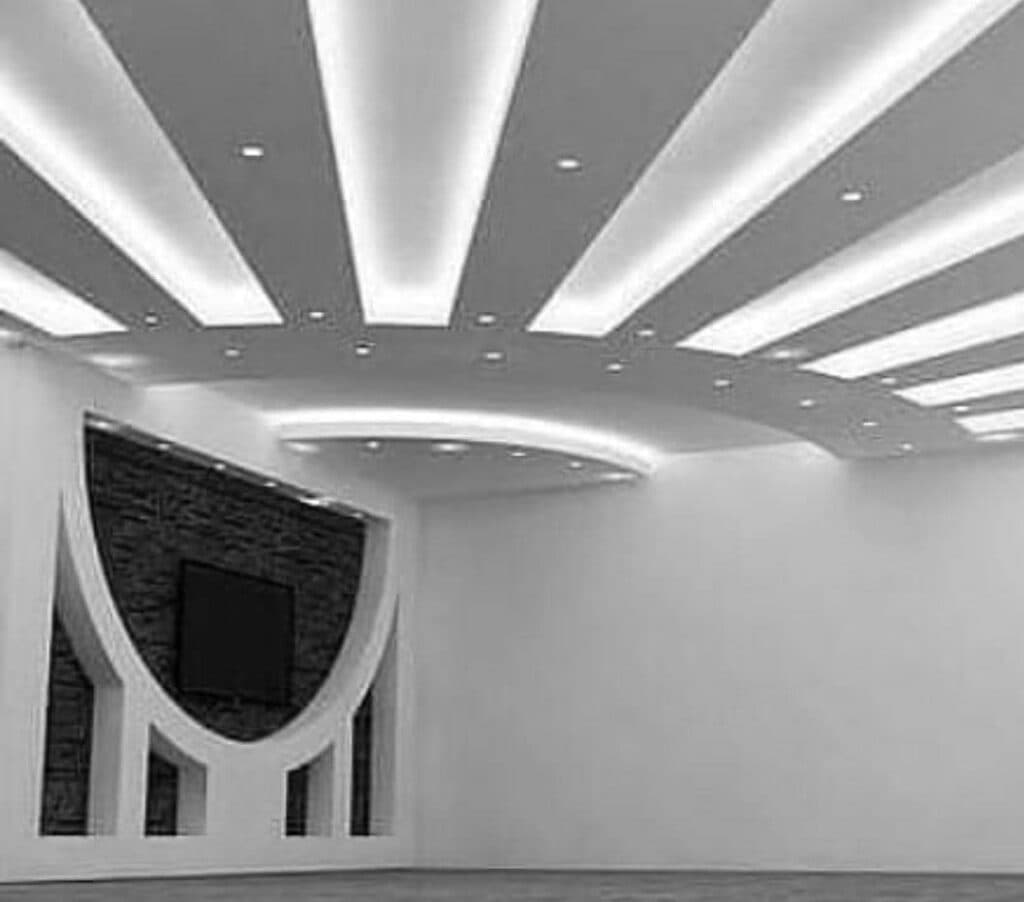 طراحی و اجرا سقف کاذب رابیتس و سقف شیروانی گلی در شاهرود سمنان