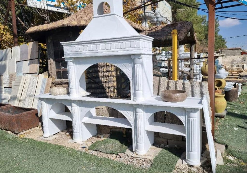 تولید و فروش نرده سنگی و پله و سنگ فرش پارسه در برم شور شیراز