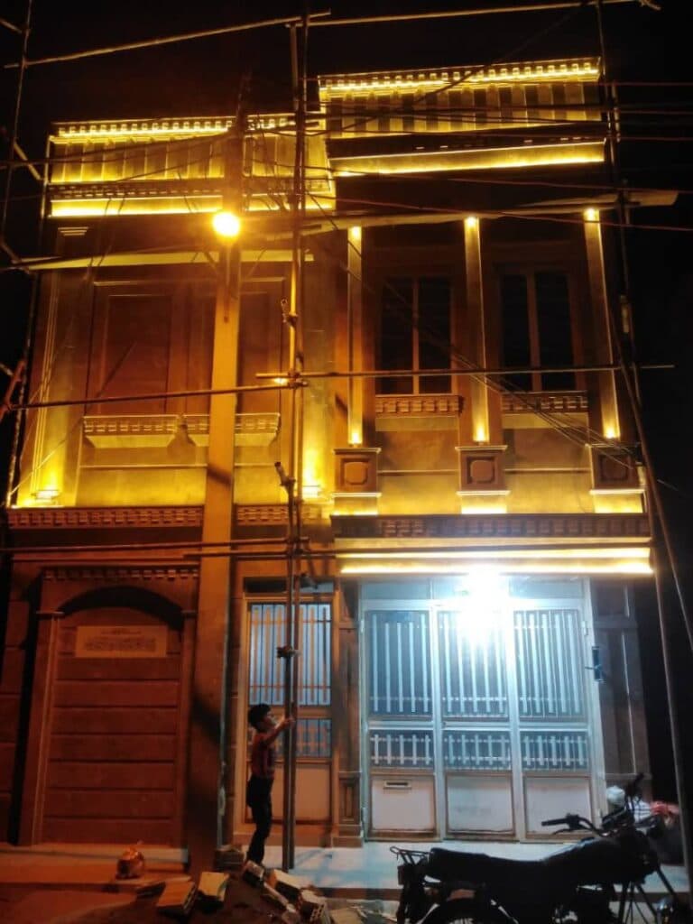 طراحی اجرا و فروش سنگ نمای رومی ساده کلاسیک و اسلپ برادران عباسی در قم