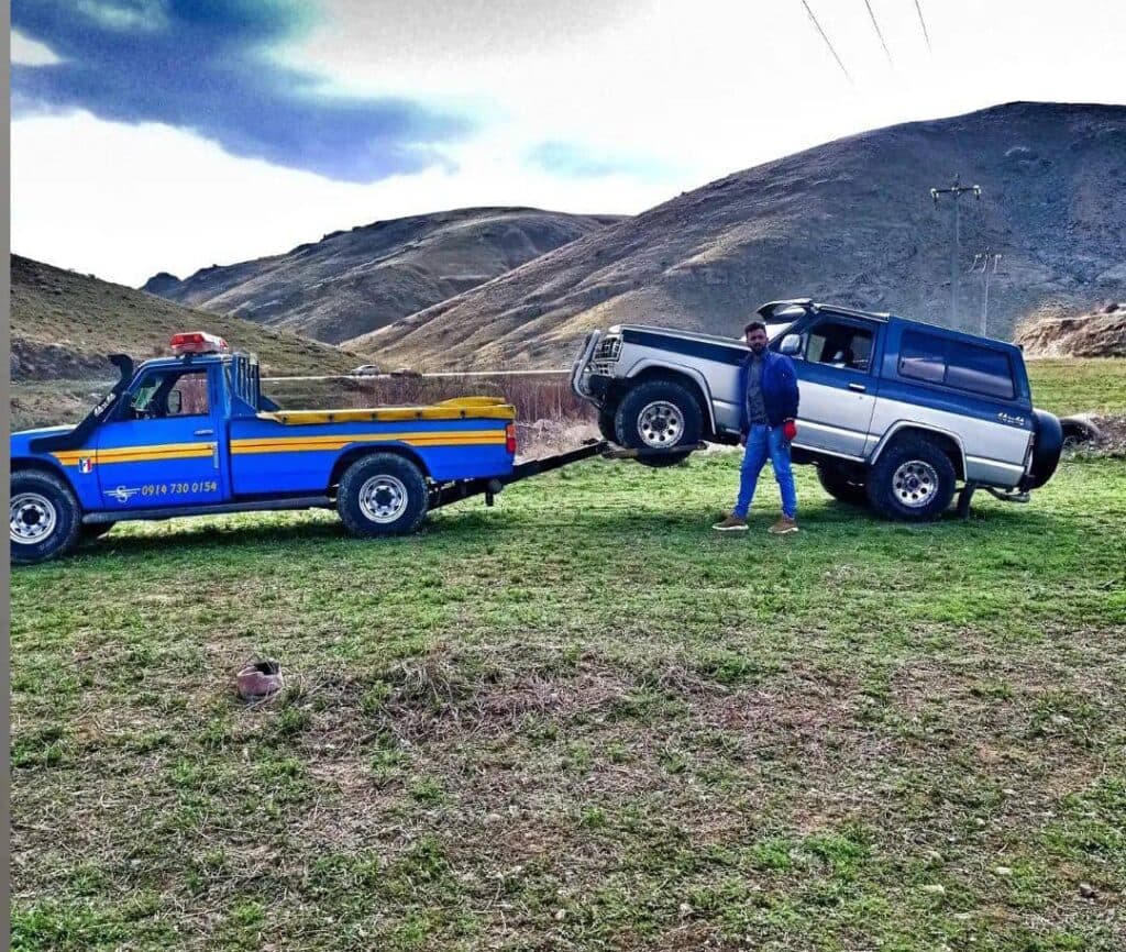 امداد خودرو و یدک کش و جرثقیل خودروبر سید مهدی در تبریز