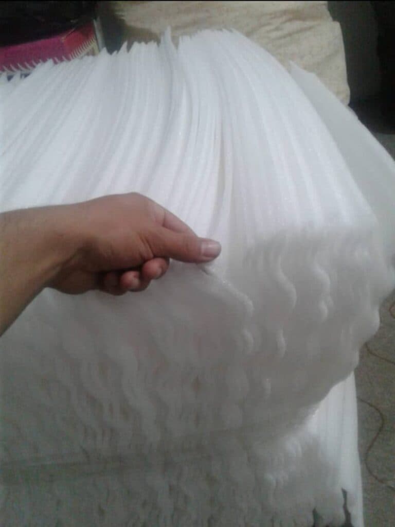 تولید و فروش فوم ضربه گیر منحنی برشی و پلی اتیلن روشن فوم در قم