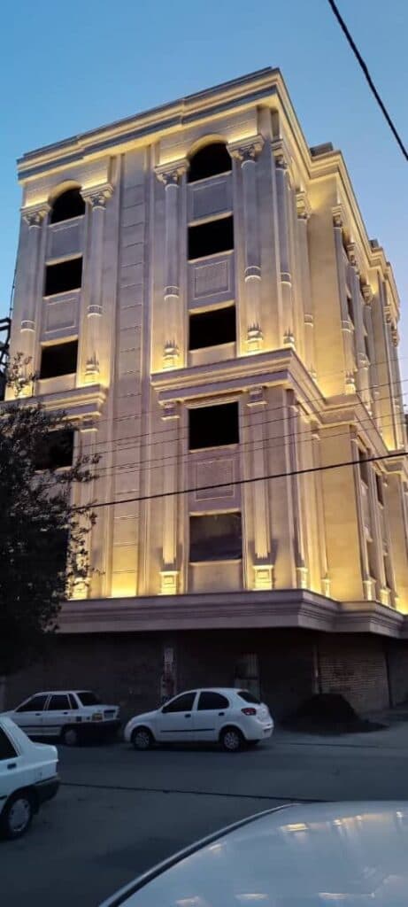 طراحی اجرا و فروش سنگ نمای رومی ساده کلاسیک و اسلپ برادران عباسی در قم