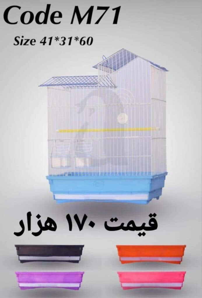 پرنده فروشی و لوازم جانبی و دان پرندگان سیاه و سفید در ارومیه