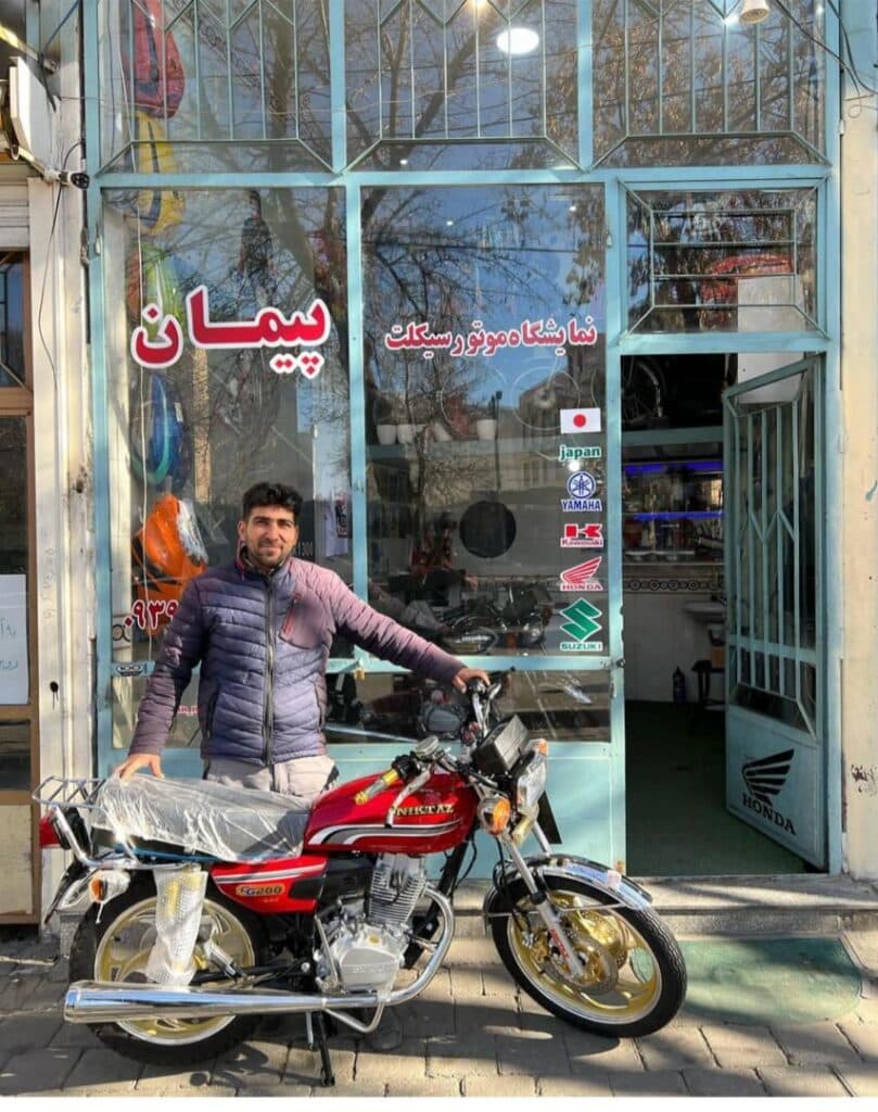 نمایشگاه موتور سیکلت پیمان در مرند