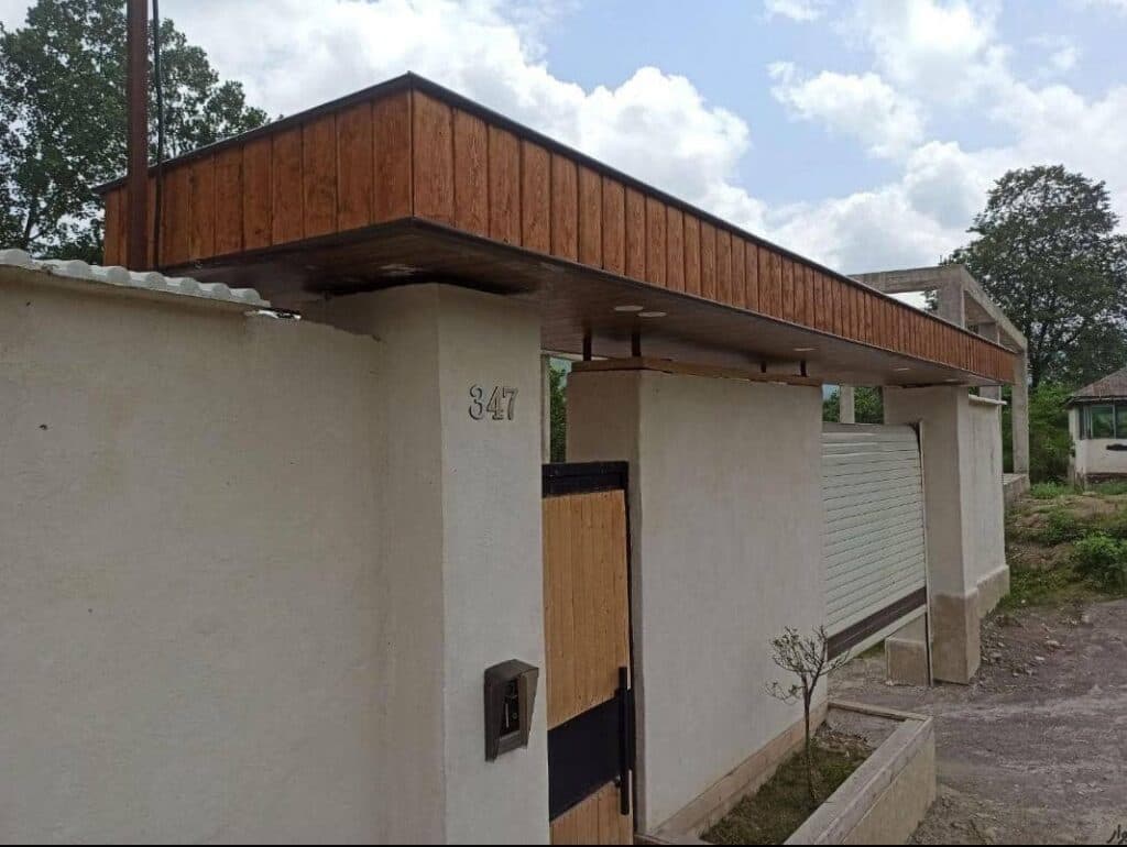 اجرای سقف شیروانی و سازه فلزی و سوله سازی کارن سازه در فومن