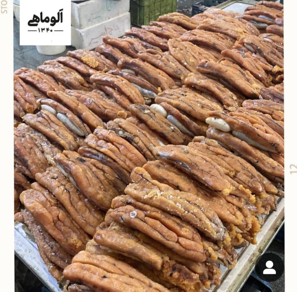 فروش ماهی پاک شده الو ماهی شمال در رشت