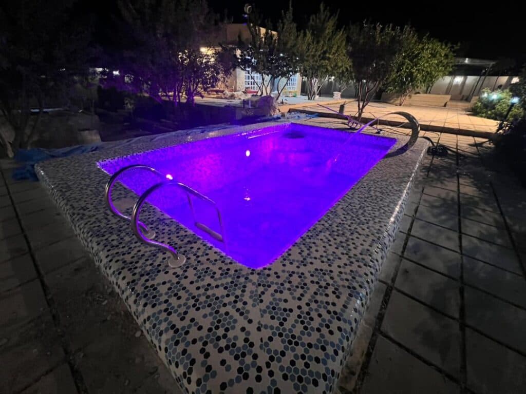 طراحی و ساخت استخر و سونا جکوزی شریان گستر لیماک در شیراز