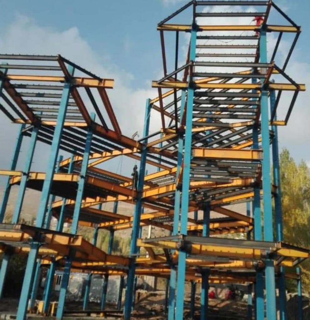 ساخت و نصب اسکلت فلزی ساختمانی و صنعتی عبداللهی در تهران