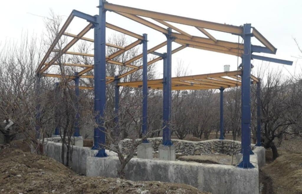 ساخت و نصب اسکلت فلزی ساختمانی و صنعتی عبداللهی در تهران