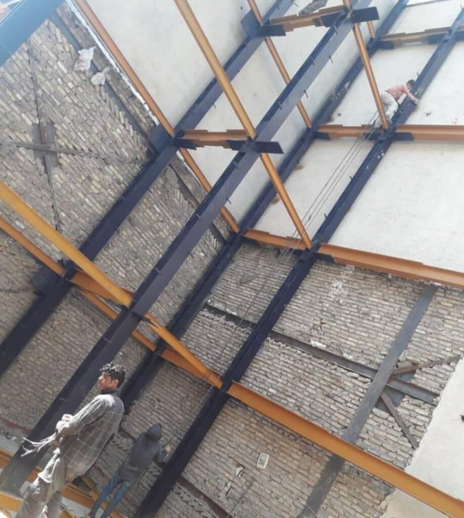 ساخت و نصب اسکلت فلزی ساختمانی و صنعتی عبداللهی در تهران