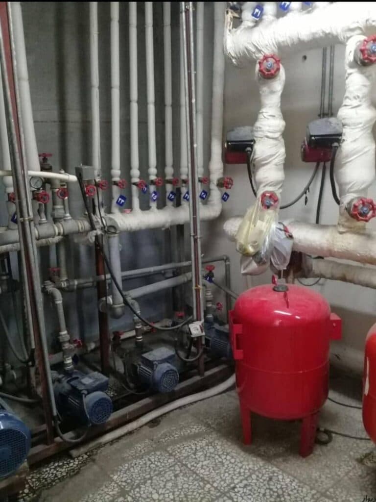 خدمات نصب و تعمیرات و تهیه لوازم موتورخانه شوفاژ فروغی در رشت